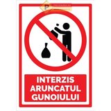 Semn pentru aruncarea gunoiului